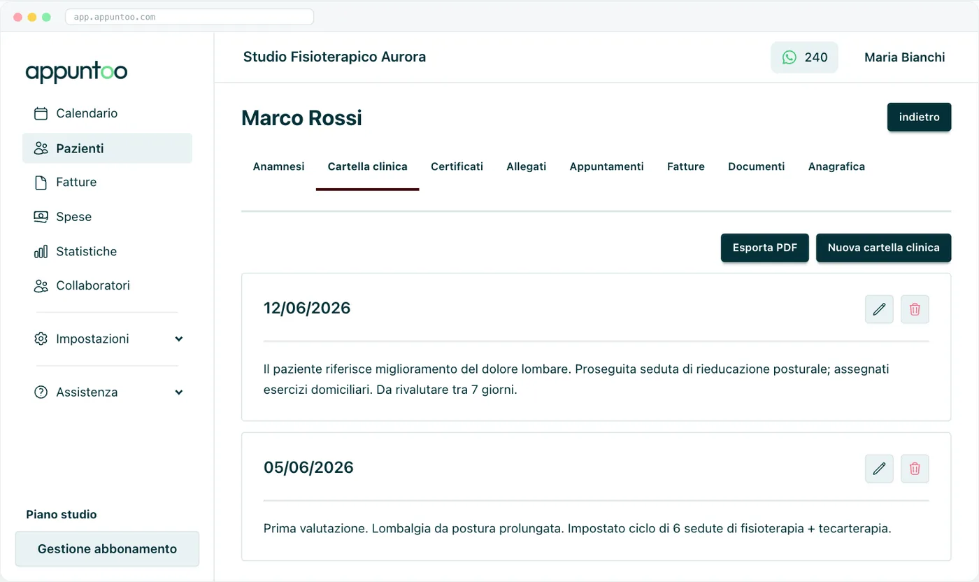 Appuntoo - Diario clinico digitale del paziente